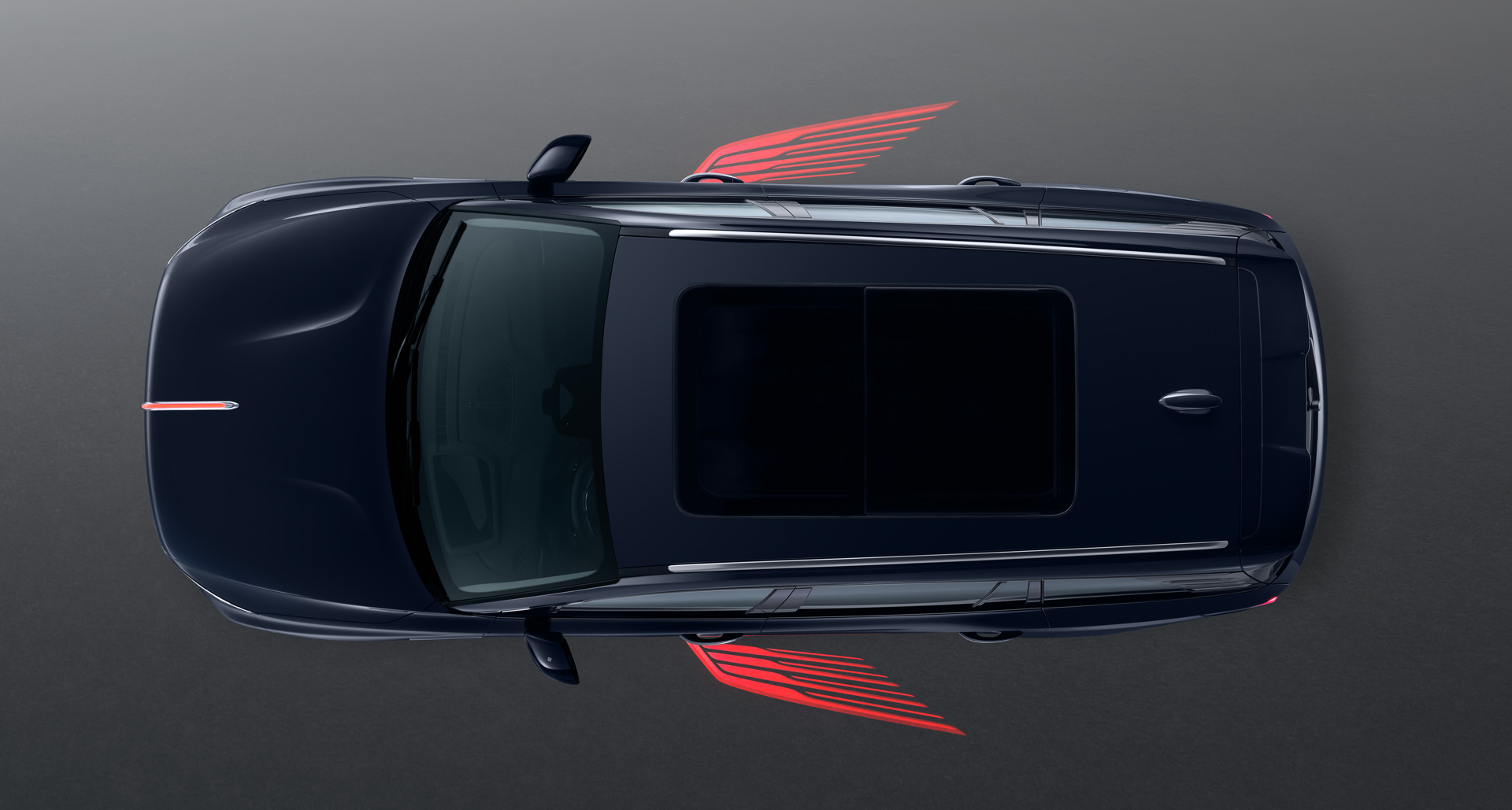 Hongqi vehicle in a premium architectural setting