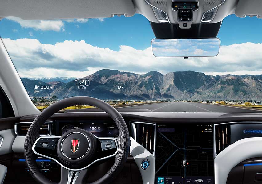 Hongqi HS7 interior craftsmanship